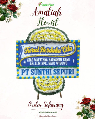 Papan Bunga Duka di Pariaman