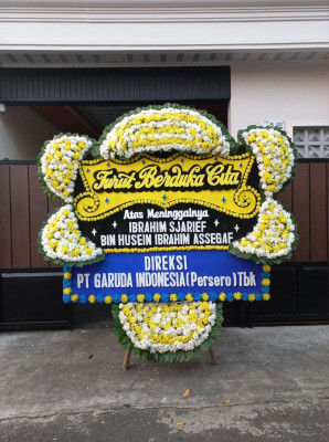 Papan Bunga Duka di Pariaman